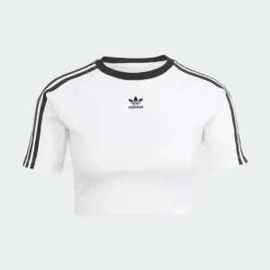 Dámske tričko s krátkym rukávom ADIDAS ORIGINALS 3 S BABY TEE-WHITE