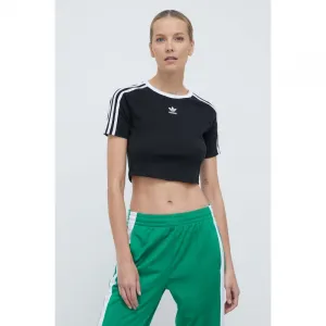 Dámske tričko s krátkym rukávom ADIDAS ORIGINALS 3 S BABY TEE-BLACK