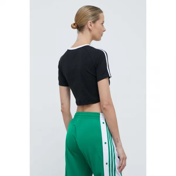 Dámske tričko s krátkym rukávom ADIDAS ORIGINALS 3 S BABY TEE-BLACK
