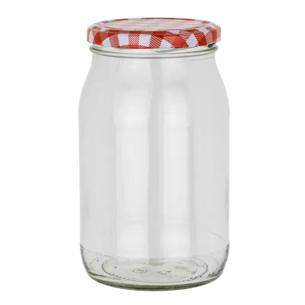 Haushalt International Zavařovací sklenice s víčkem, 900 ml
