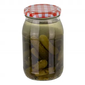 Haushalt International Zavařovací sklenice s víčkem, 900 ml