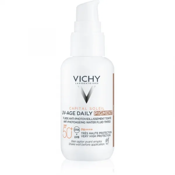 VICHY Capital soleil UV-age daily pigment tónovaný fluid SPF50+ medium 40 ml