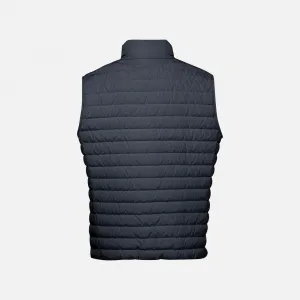 Dark Blue Men's Quilted Jacket Geox Warrens - Mens