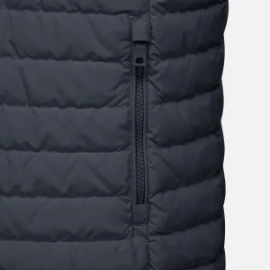Dark Blue Men's Quilted Jacket Geox Warrens - Mens