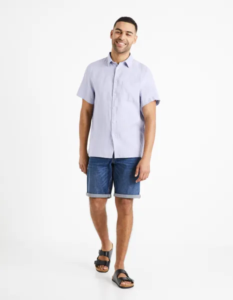 Celio Linen Shirt Damarlin - Men's
