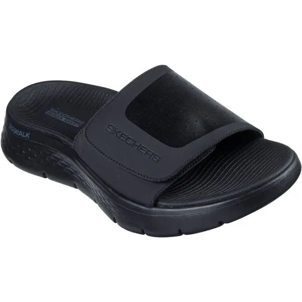 Skechers GO WALK FLEX - SANDBAR Pánske šľapky, čierna, veľkosť