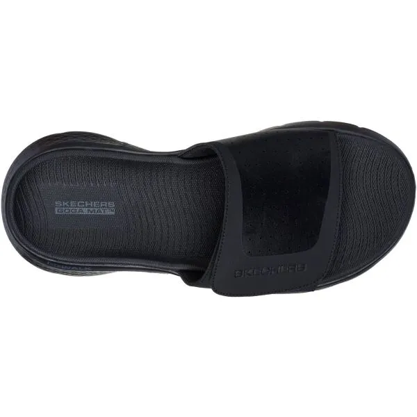 Skechers GO WALK FLEX - SANDBAR Pánske šľapky, čierna, veľkosť