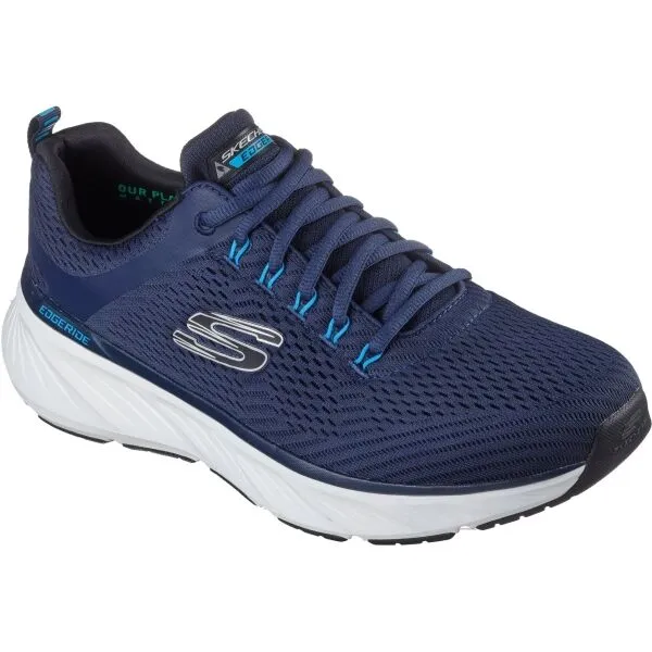Skechers EDGERIDE - CONTENTION Pánska vychádzková obuv, tmavo modrá, veľkosť