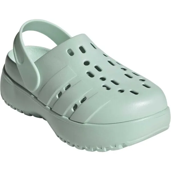adidas ADILETTE CLOG PLATFORM Dámske šľapky, svetlomodrá, veľkosť 38