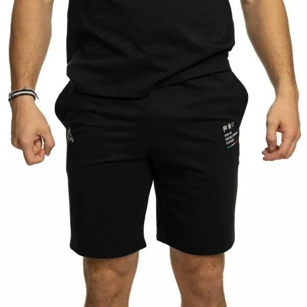Kappa LOGO GUBLINO Pánske šortky, čierna, veľkosť