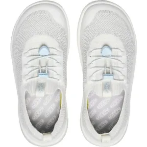 Keen KNX KNIT LACE YOUTH Detské vychádzkové topánky, biela, veľkosť 32/33