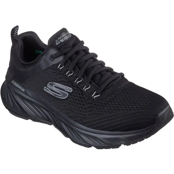 Skechers EDGERIDE - CONTENTION Pánska vychádzková obuv, čierna, veľkosť