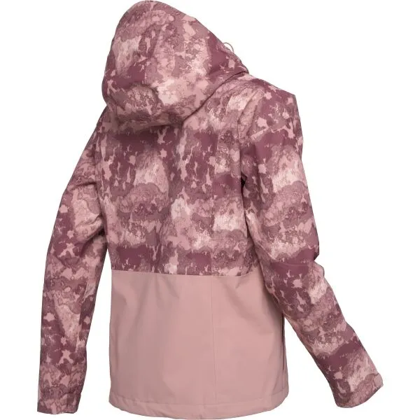 Columbia HIKEBOUND PRINTED JACKET W Dámska outdoorová bunda, ružová, veľkosť