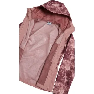 Columbia HIKEBOUND PRINTED JACKET W Dámska outdoorová bunda, ružová, veľkosť