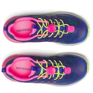 Merrell AGILITY PEAK Dievčenská vychádzková obuv, modrá, veľkosť 36