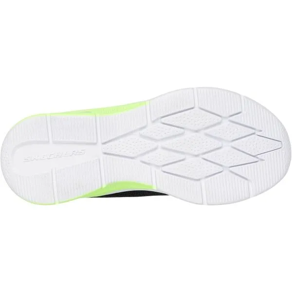 Skechers MICROSPEC MAX - BRISK STRIPE Detská vychádzková obuv, čierna, veľkosť