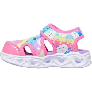 Skechers HEART LIGHTS Dievčenské sandále, ružová, veľkosť