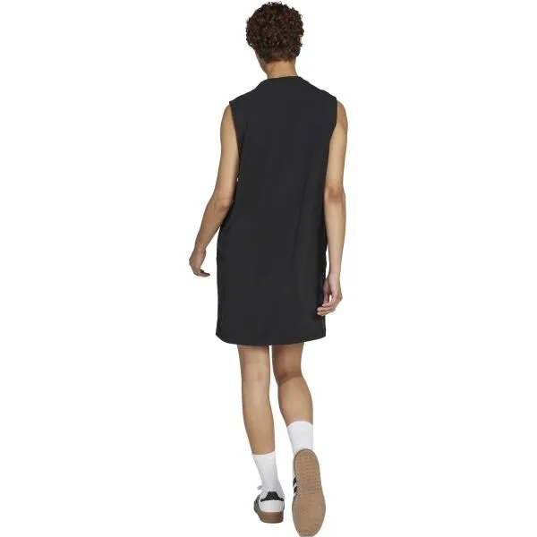 adidas ESSENTIALS 3-STRIPES DRESS Dámske šaty, čierna, veľkosť