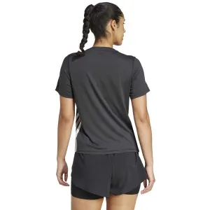 adidas WE 3-STRIPES CREW TEE Dámske tričko, čierna, veľkosť