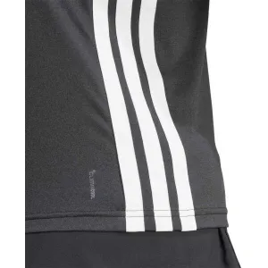 adidas WE 3-STRIPES CREW TEE Dámske tričko, čierna, veľkosť
