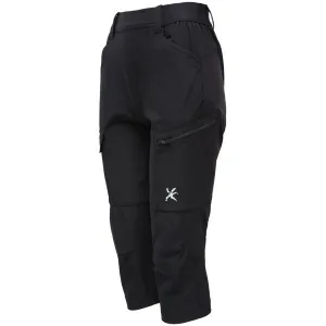 Klimatex VOOS Dámske 3/4 outdoorové nohavice, čierna, veľkosť