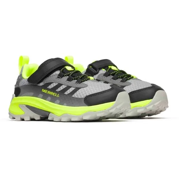 Merrell MOAB SPEED 2 LOW A/C WTRPF Detská turistická obuv, sivá, veľkosť 32