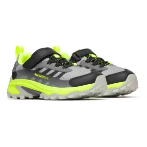 Merrell MOAB SPEED 2 LOW A/C WTRPF Detská turistická obuv, sivá, veľkosť 32