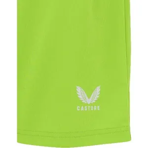 CASTORE TOP SHORT JR Detské futbalové šortky, svetlo zelená, veľkosť S