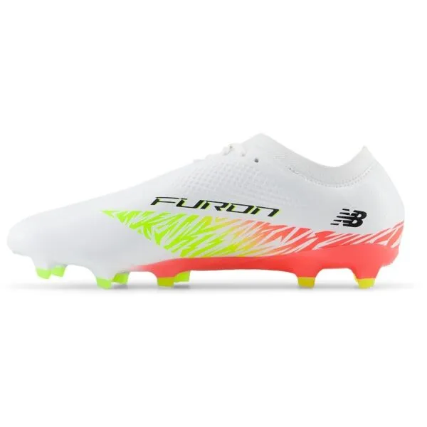 New Balance FURON DESTROY FG V8 Pánske kopačky, biela, veľkosť 43