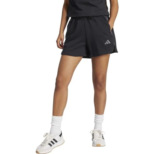 adidas ESSENTIALS 3-STRIPES Dámske kraťasy, čierna, veľkosť