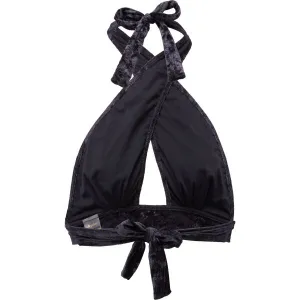GOLDBEE VELVET SWIMSUIT CROSS Dámsky vrchný diel plaviek, čierna, veľkosť