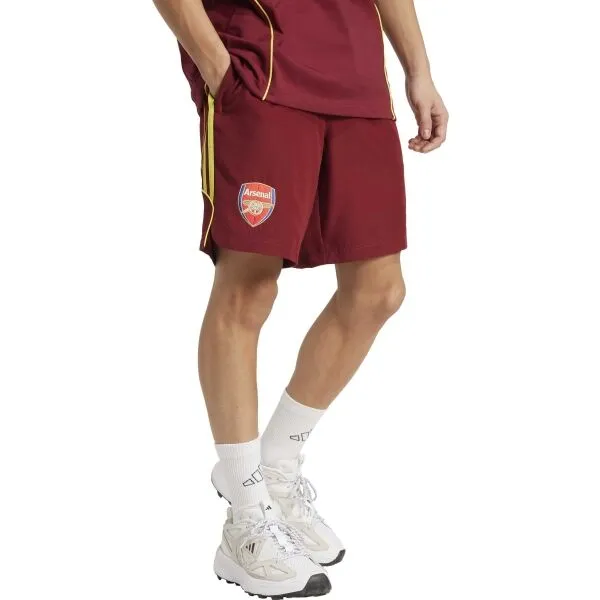 adidas ARSENAL UBP SHORTS Pánske futbalové kraťasy, vínová, veľkosť