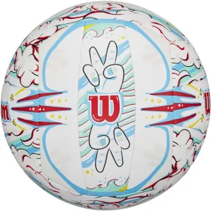 Wilson GRAFFITI PEACE VB Lopta na plážový volejbal, biela, veľkosť
