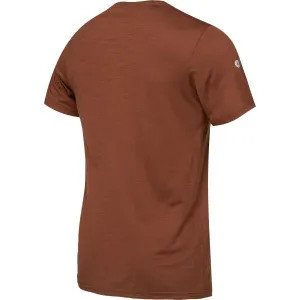 Smartwool FOURTEENER ACTIVE SHORT SLEEVE GRAPHIC TEE Pánske tričko, hnedá, veľkosť