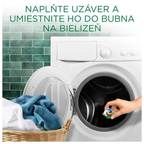 Ariel All-in-1 PODS Extra clean, Gélové Kapsuly Na Pranie, 40 Praní