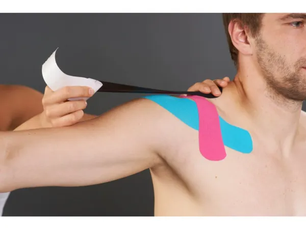 Temtex kinesio tape Classic, modrá tejpovacia páska 5cm x 5m