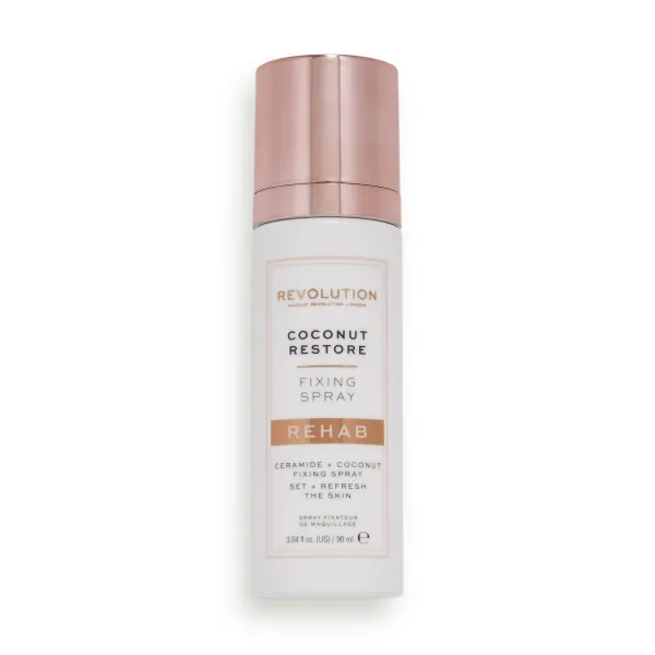 Revolution Rehab Coconut Restore fixačný sprej na makeup