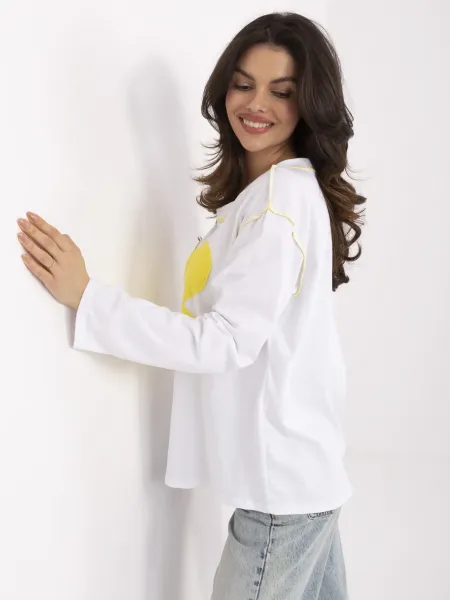 Blouse-MI-BZ-M6169.03-white-yellow
