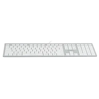 A4Tech FX50, Klávesnice CZ, klasická, nízkoprofilová typ drátová (USB), bílá