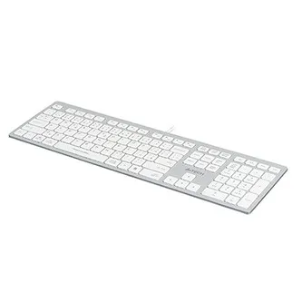 A4Tech FX50, Klávesnice CZ, klasická, nízkoprofilová typ drátová (USB), bílá