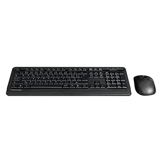 A4Tech FG1012S, Sada klávesnice s bezdrátovou optickou myší, CZ, 2.4 [Ghz], černá