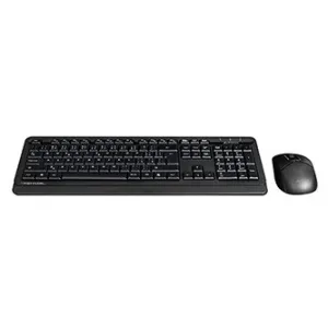 A4Tech FG1012S, Sada klávesnice s bezdrátovou optickou myší, CZ, 2.4 [Ghz], černá