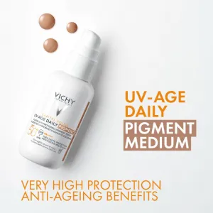 VICHY Capital soleil UV-age daily pigment tónovaný fluid SPF50+ medium 40 ml