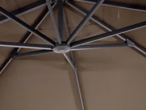 Taurus slnečník 3x4 m sivo hnedý