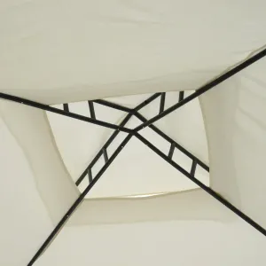 Outsunny Zahradní altán s moskytiérou, 3 x 3 m, krémově bílý