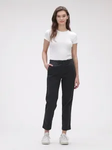 GAP Nohavice straight khakis Čierna