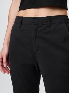 Čierne dámske chino nohavice GAP