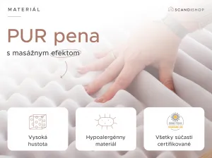 Penový matrac DELUXE 80x200 cm Ochrana matraca: BEZ chrániča matraca