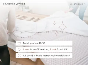 Penový matrac DELUXE 140x200 cm Ochrana matraca: BEZ chrániča matraca