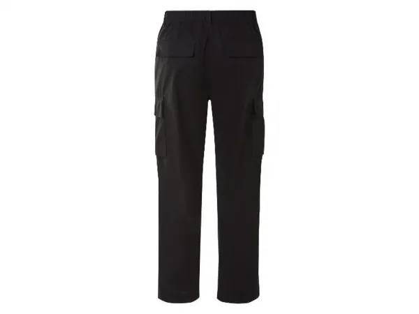Livergy® Pánske cargo nohavice (čierna, L (52/54))